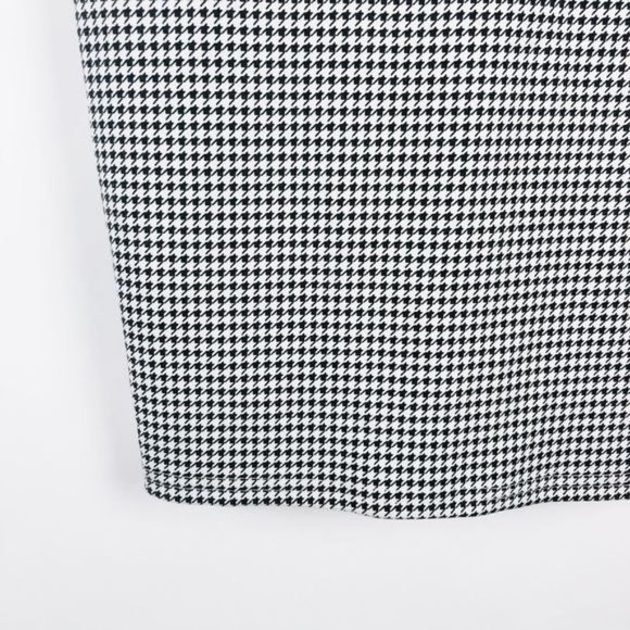 ASOS Black & White Houndstooth Bodycon 8 - Picture 6 of 6